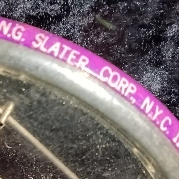 Vintage Vegas Elvis Presley King of Rock n Roll Pin Button Memorial 1935 - 1977‎ - Picture 4 of 4